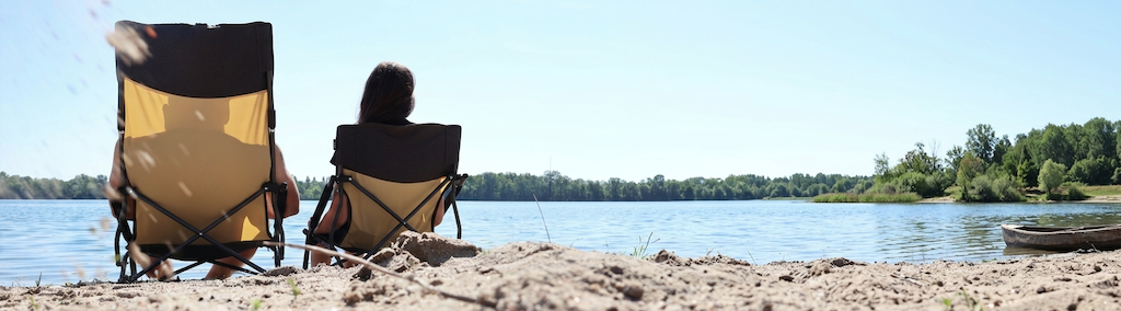 uquip Campingmöbel – Sandy Strandstuhl am See, faltbar und leicht