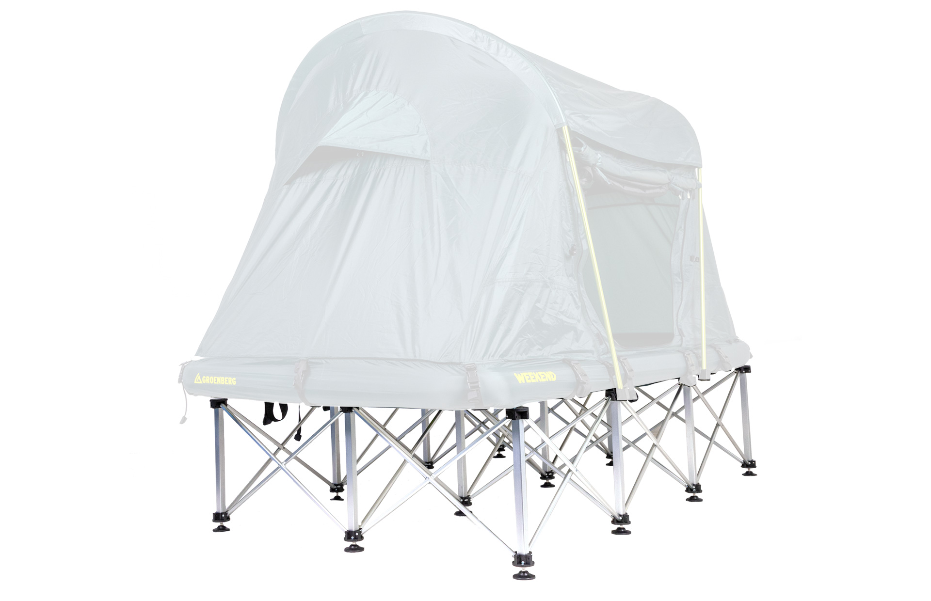 WEEKEND Stage – Aluminium-Plattform für das Groenberg WEEKEND Dachzelt