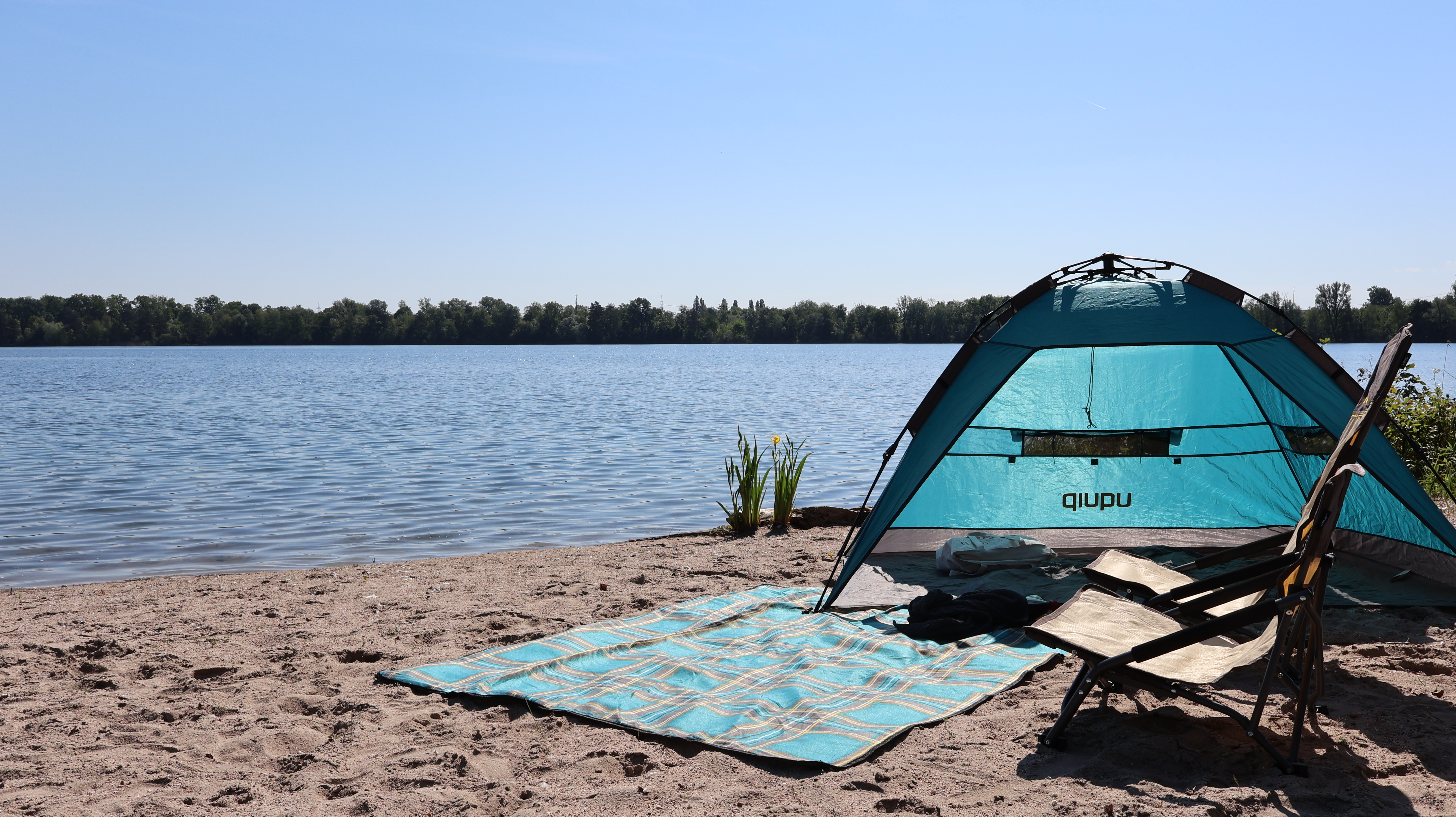 Entspannung am Baggersee mit Buzzy
