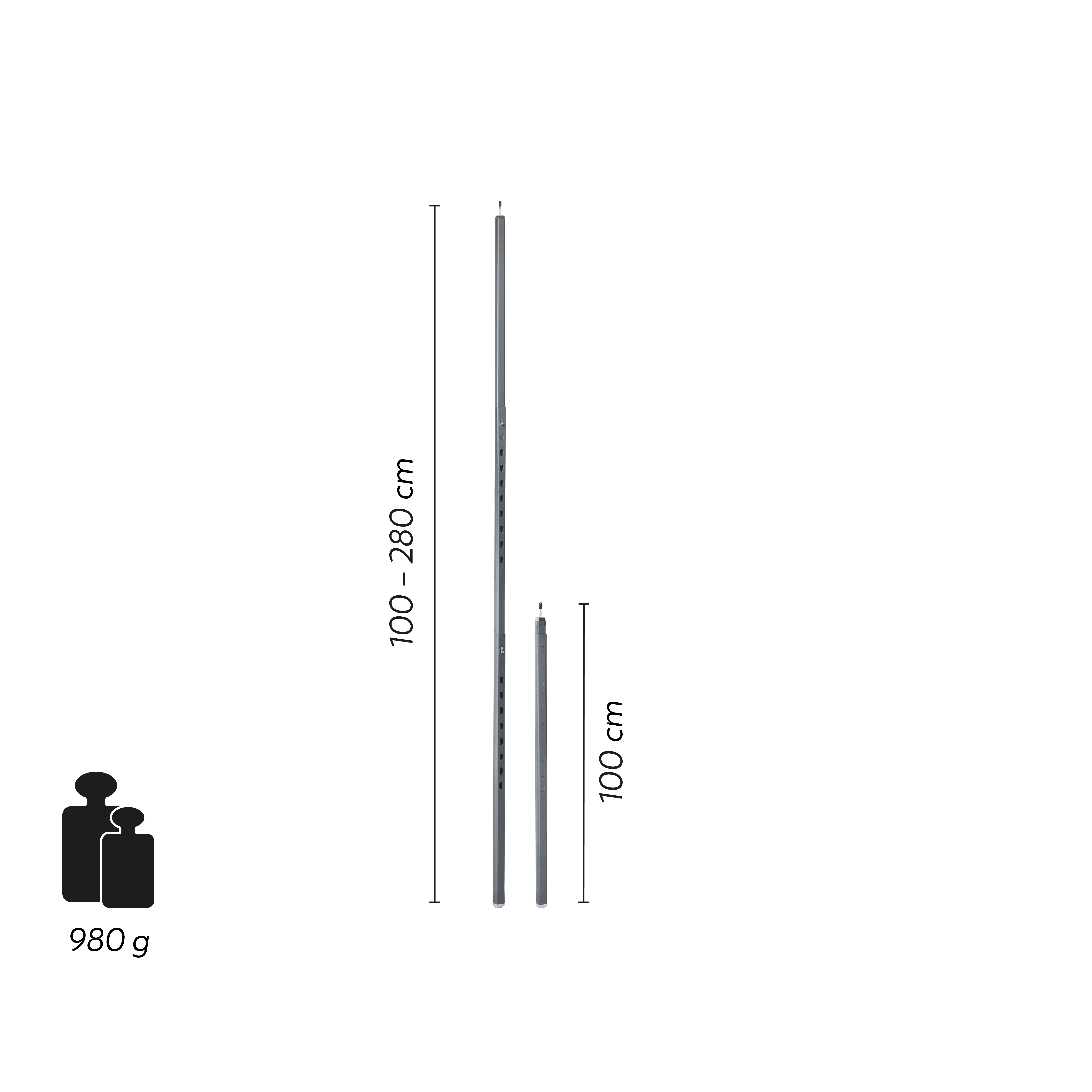Groenberg Barande adjustable tarp pole