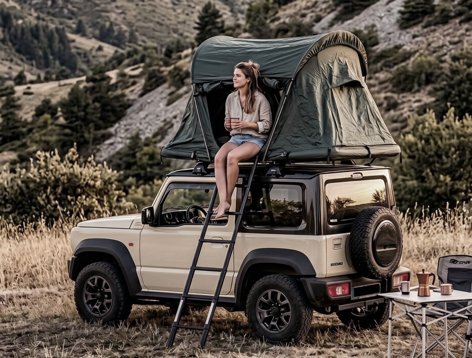 Groenberg WEEKEND rooftop tent for small cars and compact vehicles